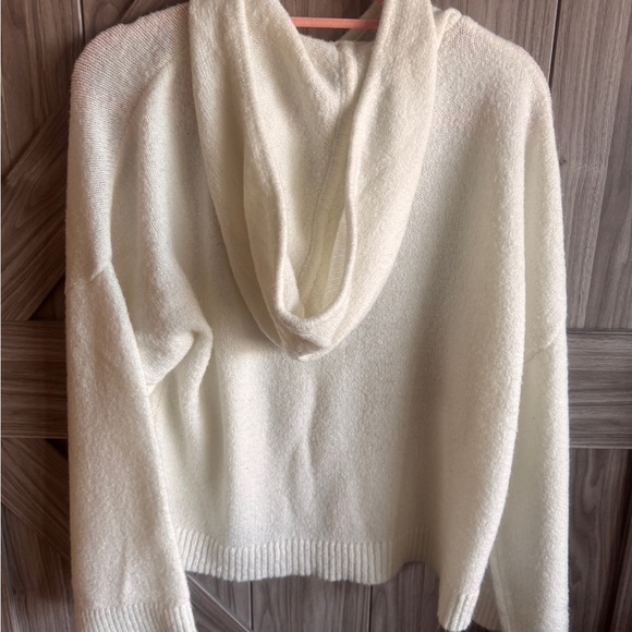 Kenneth Cole New York Soft Knit Hoodie – Size Large Ecru colored - Picture 2 of 5